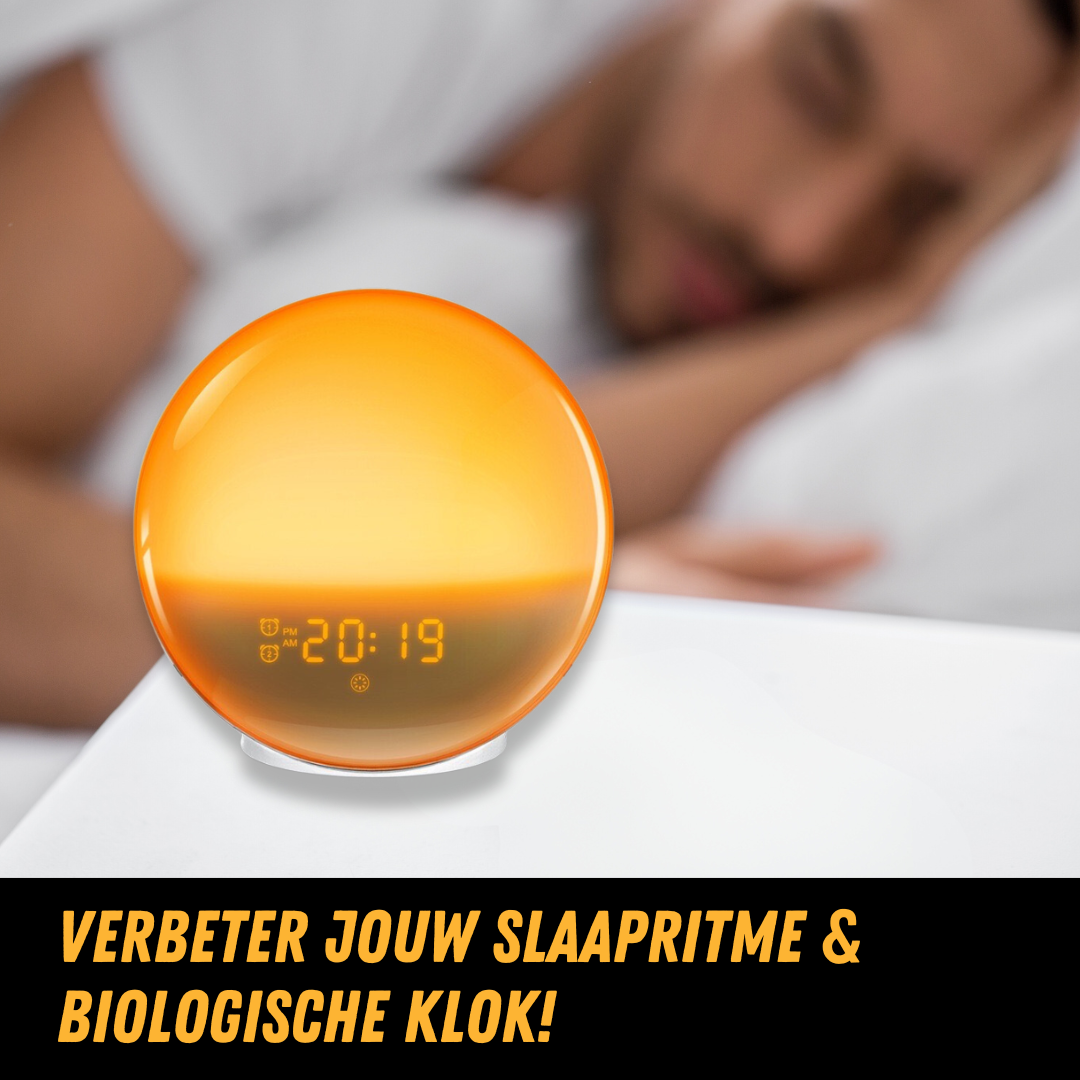 Natuurlijke wekkerradio met wake-up light