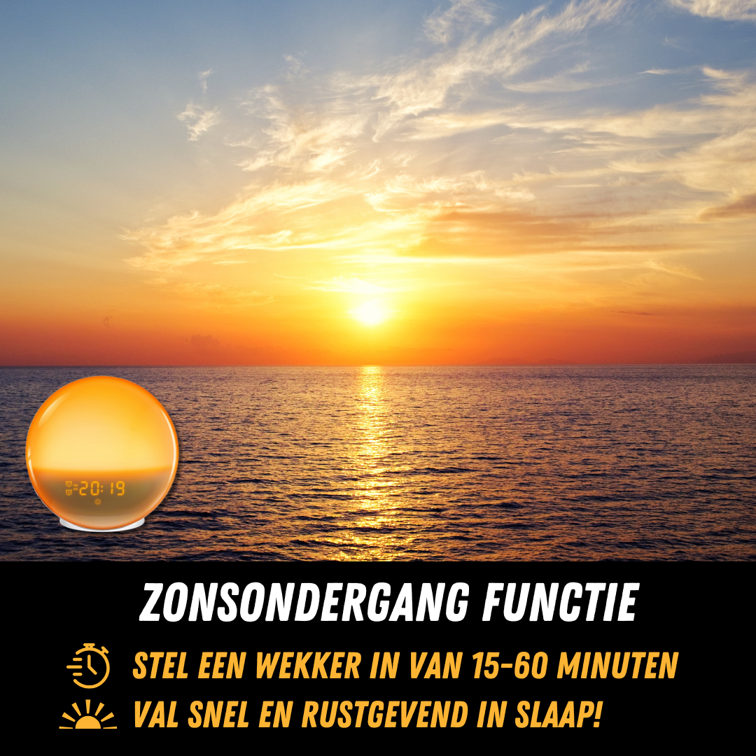Natuurlijke wekkerradio met wake-up light