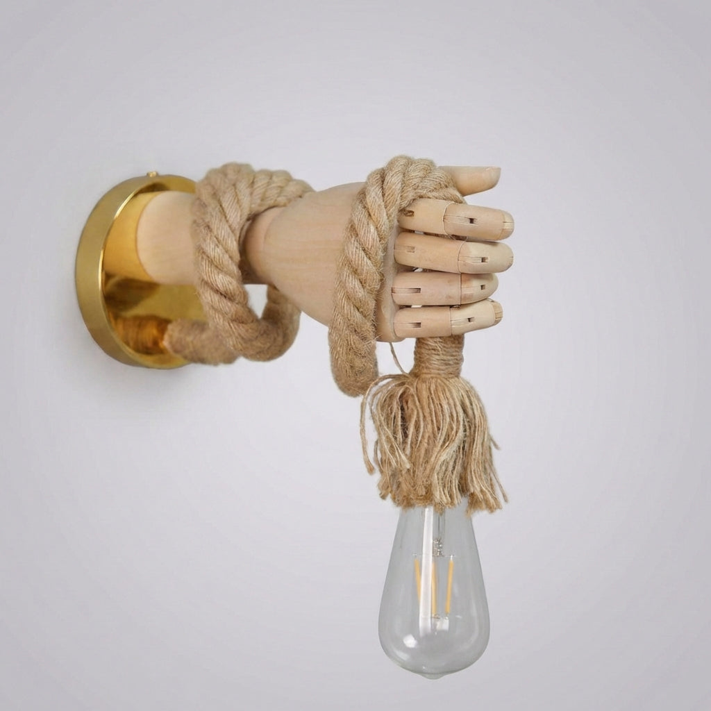 Wandgemonteerde decoratieve lamp