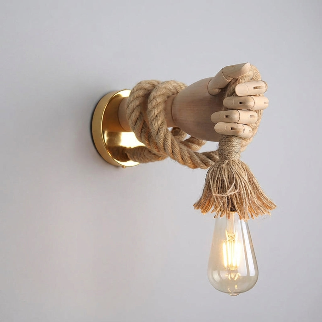 Wandgemonteerde decoratieve lamp