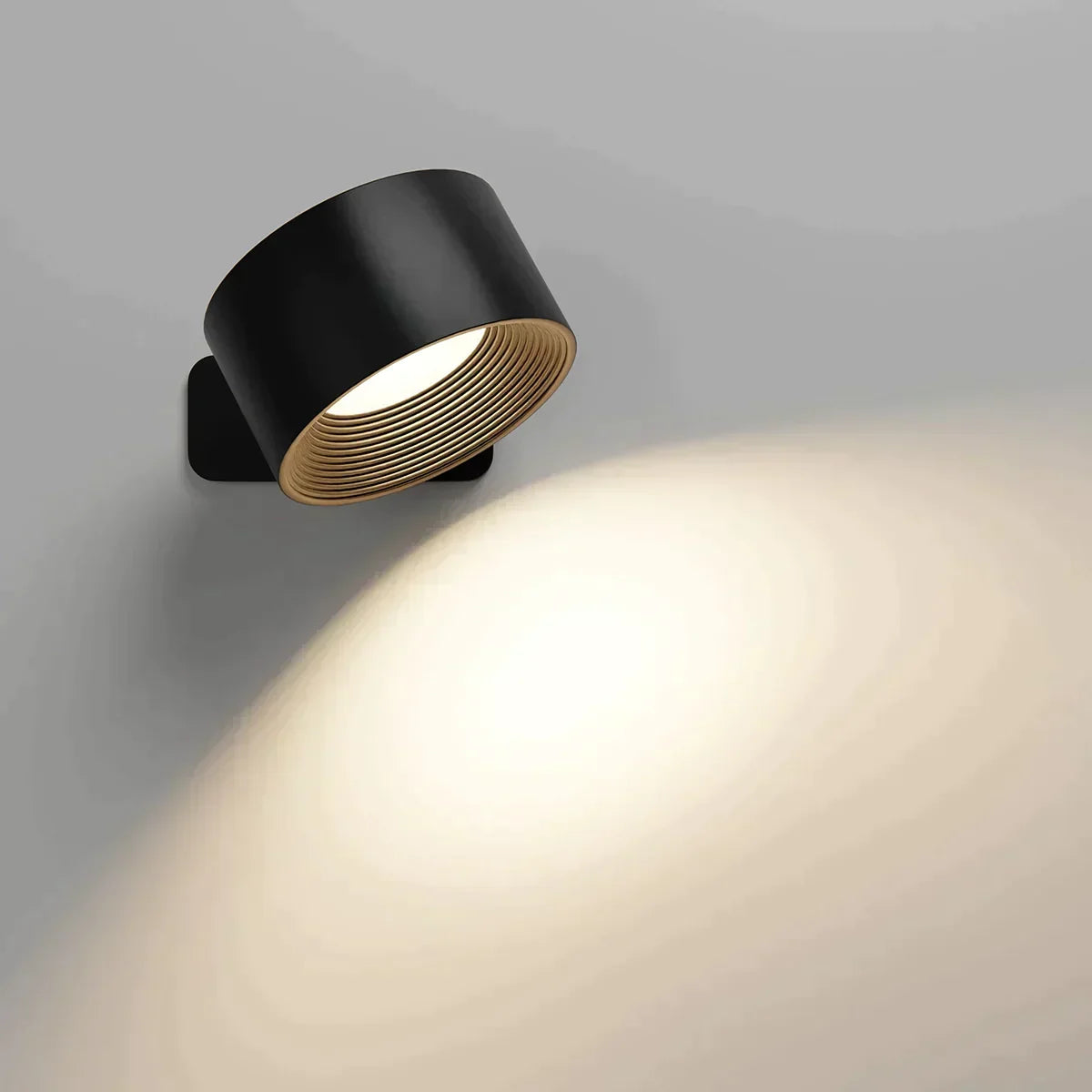 Luma360 – draadloze oplaadbare 360° muurlamp