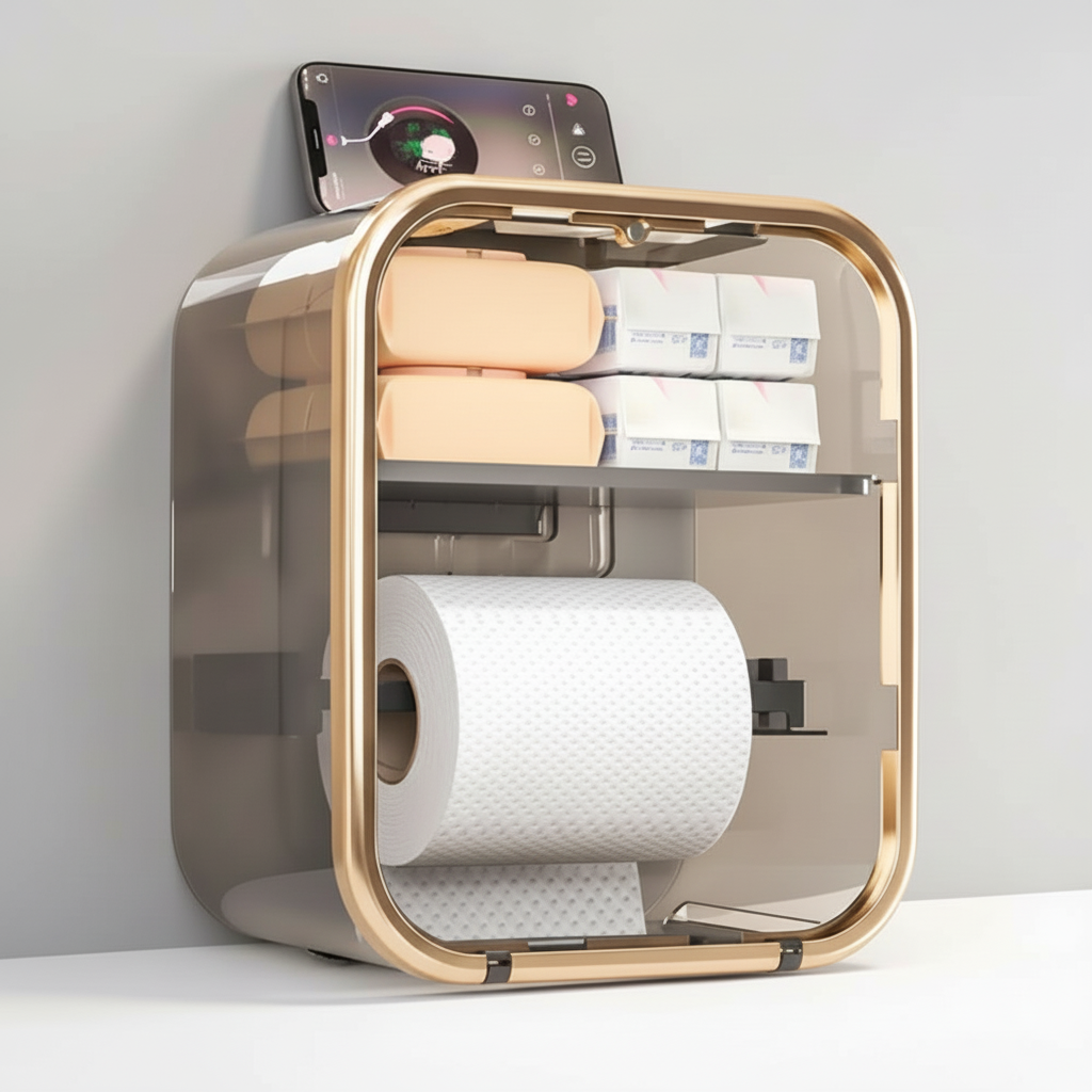 Wandmontage badkamerbox van ABS