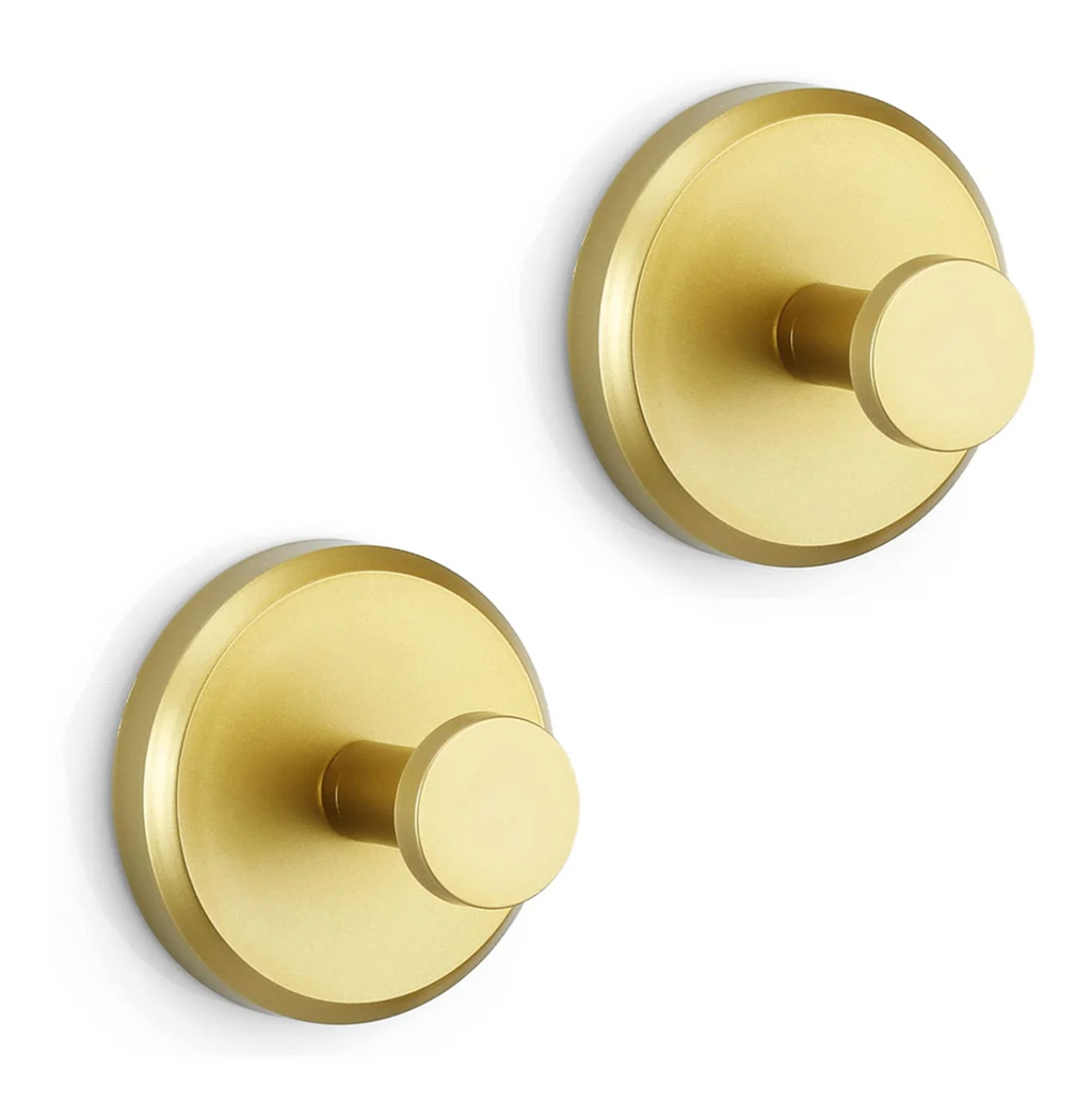 Wandgemonteerde badkamerhaken set