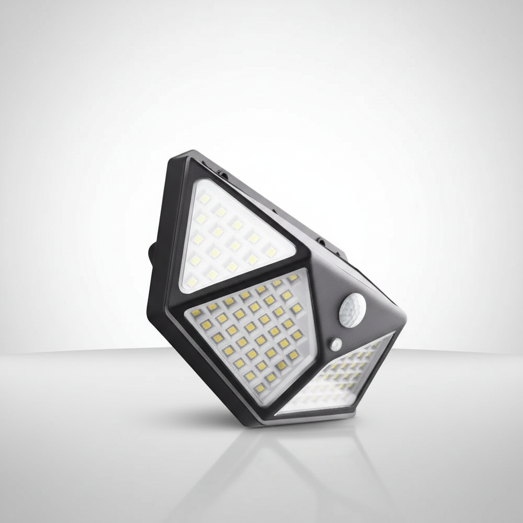 Wandgemonteerde solarverlichting