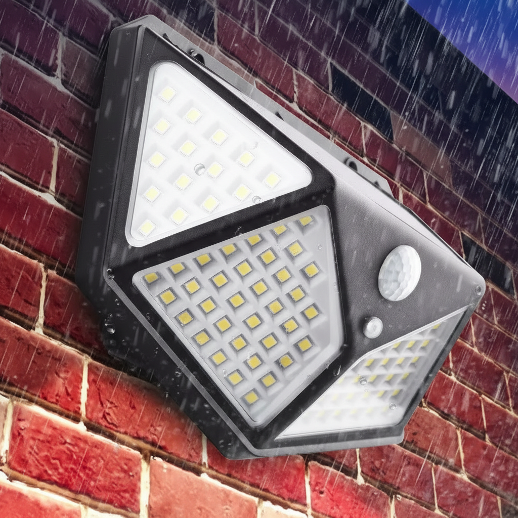 Wandgemonteerde solarverlichting