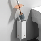 Muur gemonteerde toiletborstel kunststof