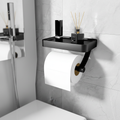 Muurbevestigde toiletpapierhouder
