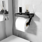 Muurbevestigde toiletpapierhouder