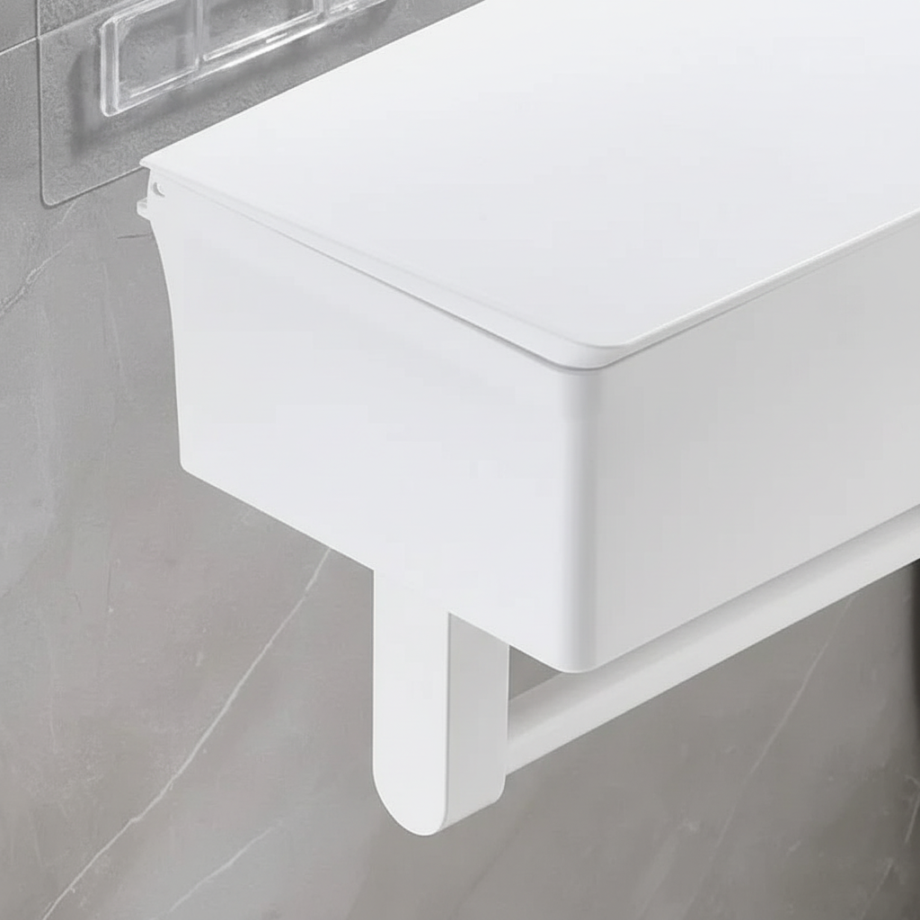 Wandgemonteerde toiletpapierhouder