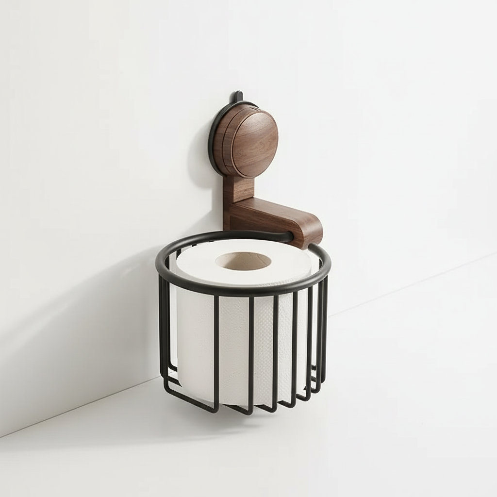 Wandgemonteerde toilettenpapierhouder – Liva