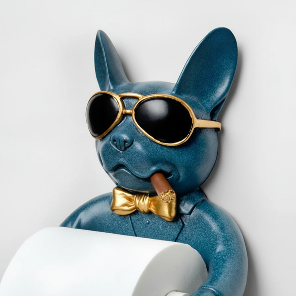 Muurbevestigde toilettenpapierhouder kunststof