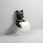 Muurbevestigde toilettenpapierhouder kunststof