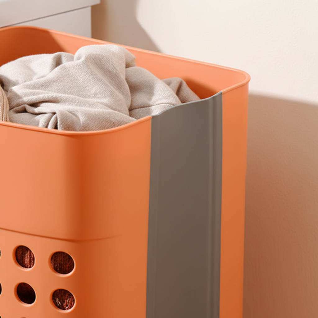 Wandgemonteerde wasmand opvouwbaar