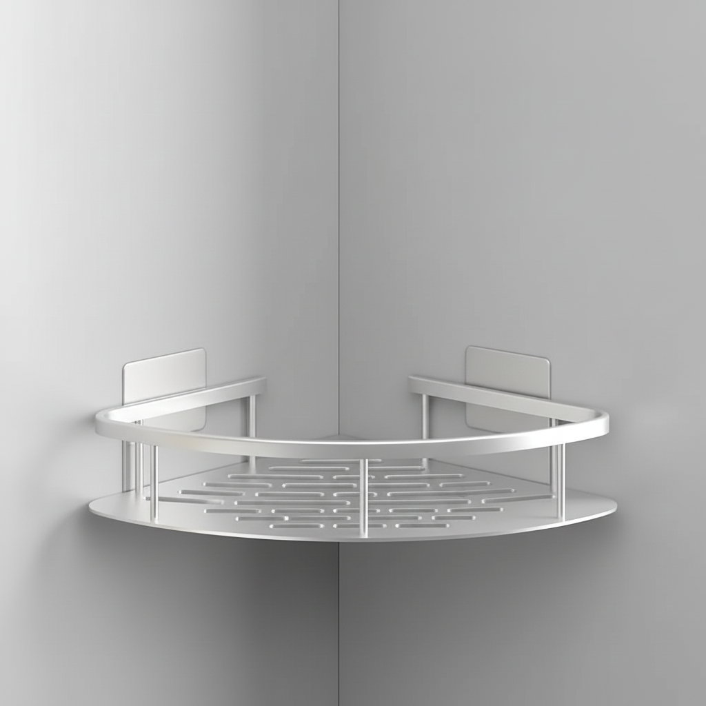 Wandmontage hoekrek kunststof