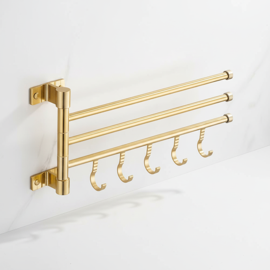 Wandgemonteerd drievoudig arm ontwerp
