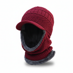 Warmte muts met gezichtsbescherming