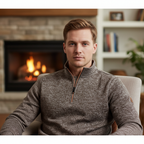 Verwarmende herenpullover — afbeelding 29