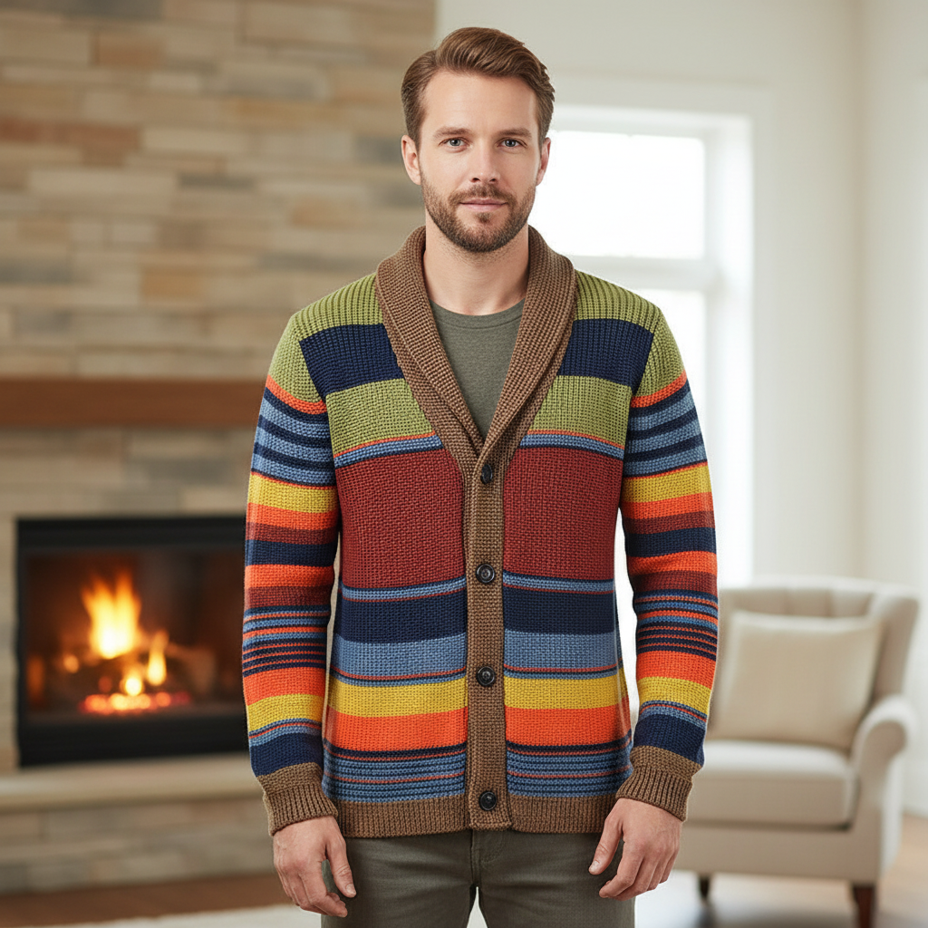 Warmere gebreide cardigan