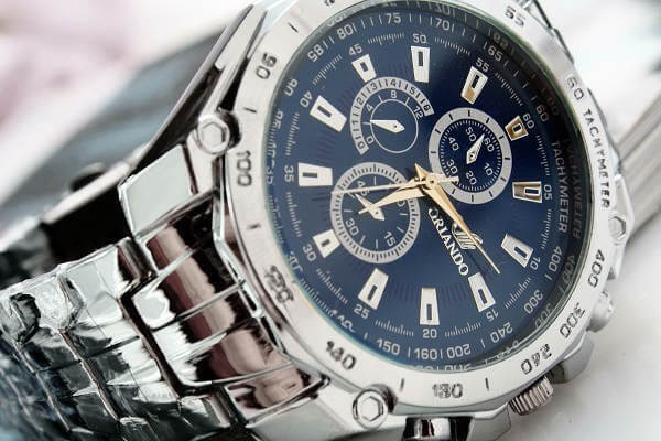 Zakelijk herenhorloge Silver