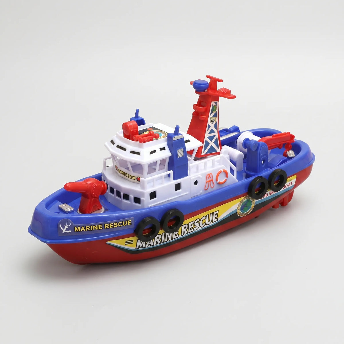 Brandweerboot met waterkanon