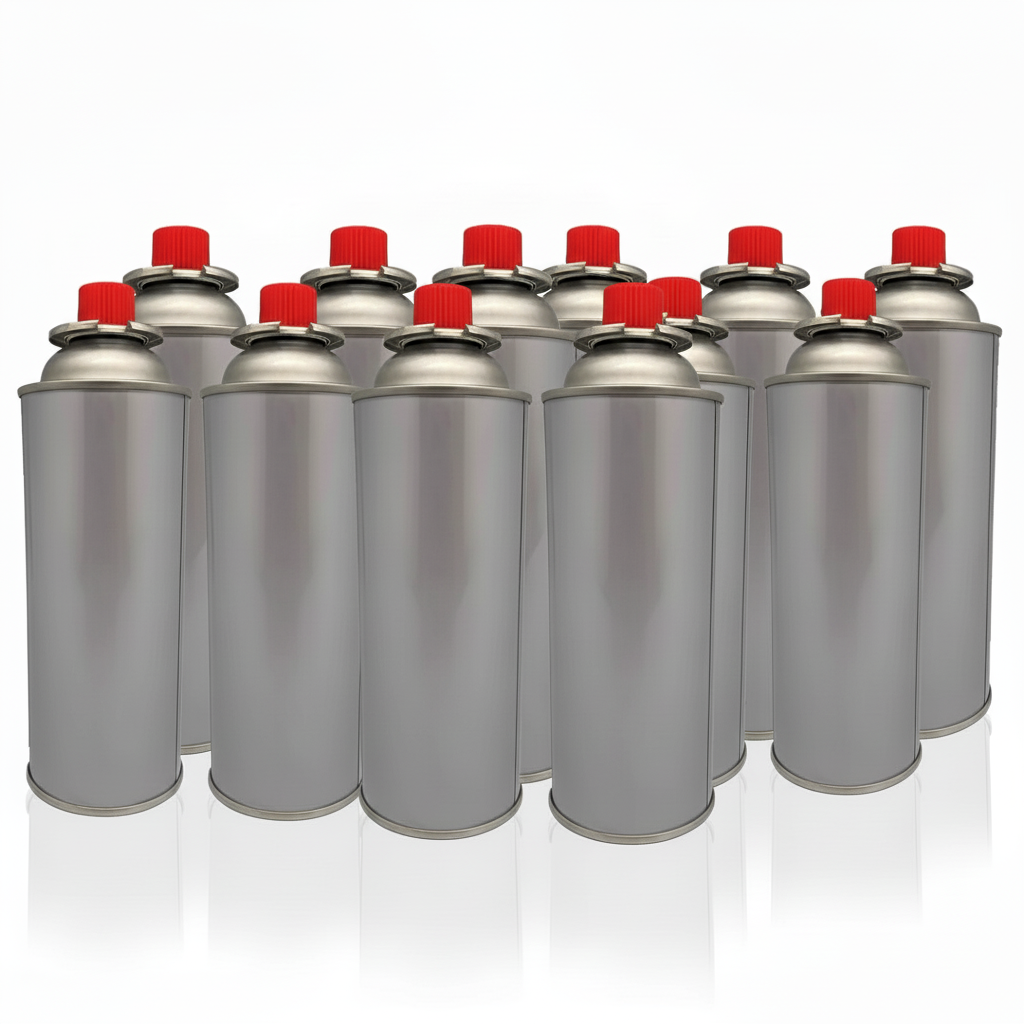 Wegwerp gasfles met klikaansluiting