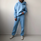 Zacht fleece trui-set