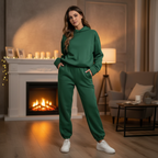 Zacht fleece trui-set
