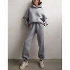 Zacht fleece trui-set