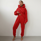 Zacht fleece trui-set
