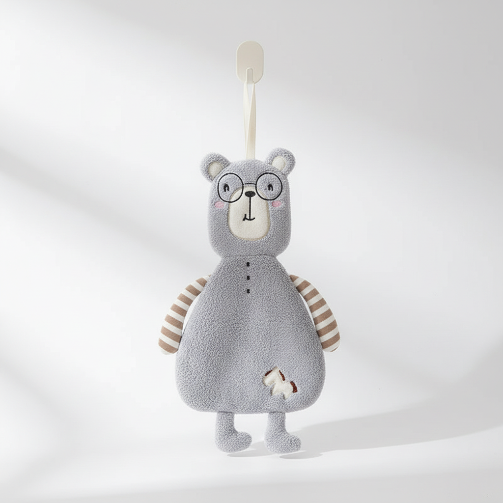 Zacht koralenfleece handdoek