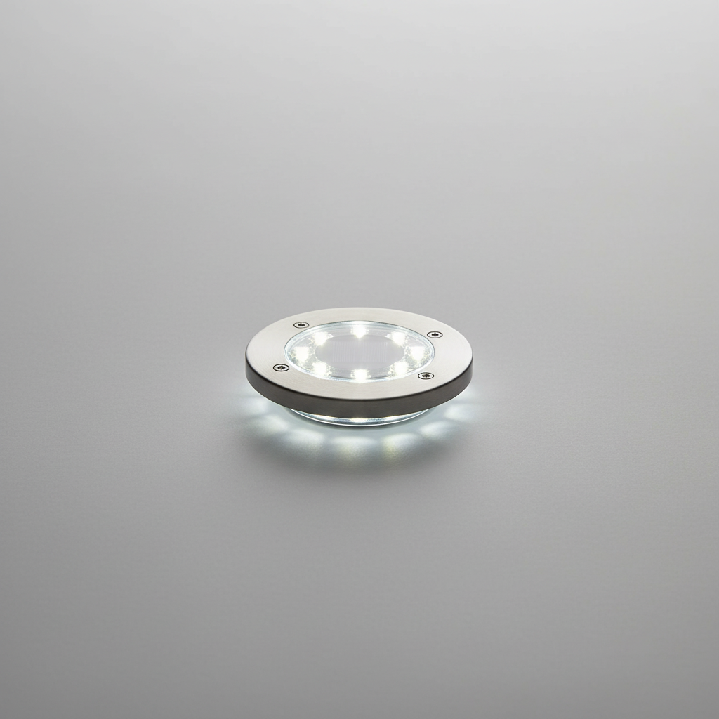Weerbestendige buitenlamp in rvs-look