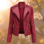 Leren dames jack