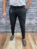 Slim fit formele herenbroek