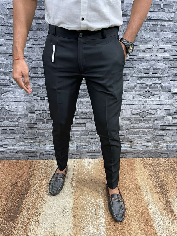 Slim fit formele herenbroek
