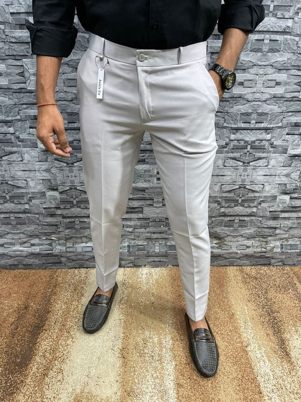 Slim fit formele herenbroek