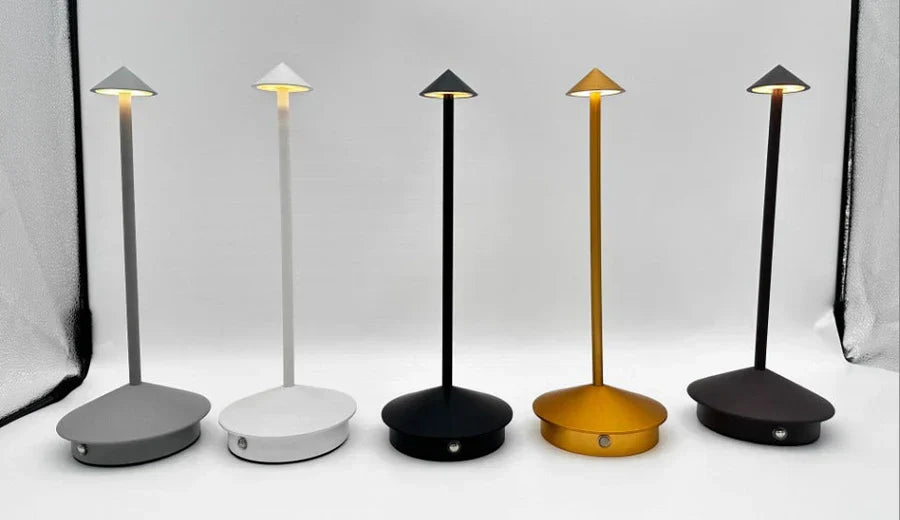 Minimalistische draagbare LED sfeerlamp — afbeelding 5