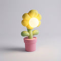 Speelse tafellamp met bloemen