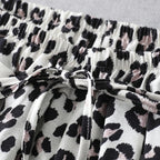 Wijde broek met dierenprint