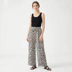Wijde broek met dierenprint — afbeelding 4