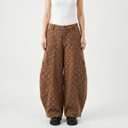 Wijde barrel-leg broek