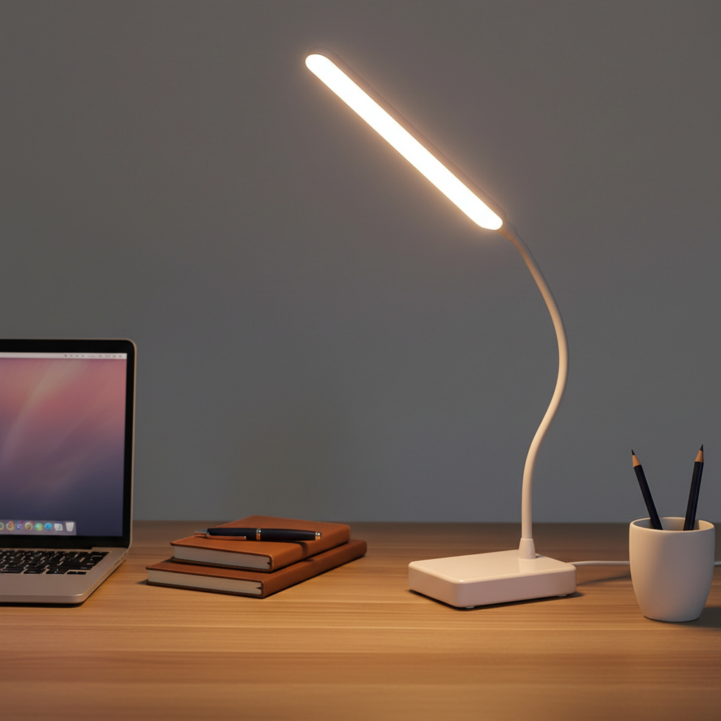 Oplaadbare tafellamp van ABS