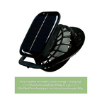 Outdoor zonnehoed met ingebouwde ventilator