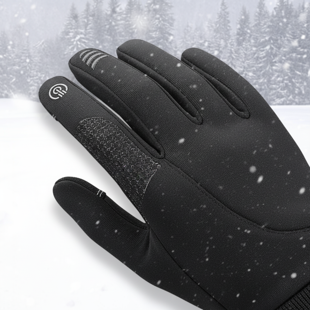 Winddichte handschoenen met touchfunctie