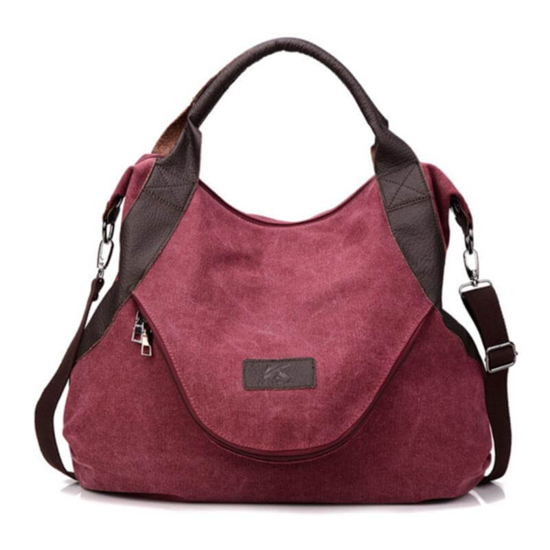 Canvas tas met meerdere vakken