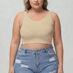 Beugelvrije corrigerende bh in plusmaten