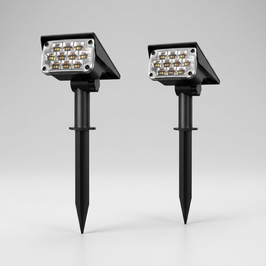 Draadloze solar tuinspot