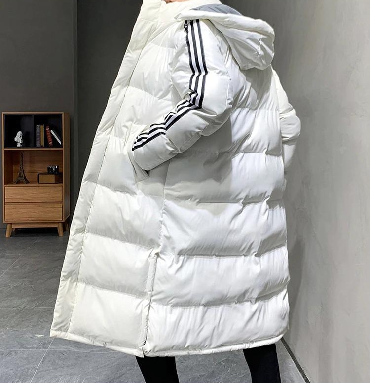 Lange winterjas met capuchon Calvin