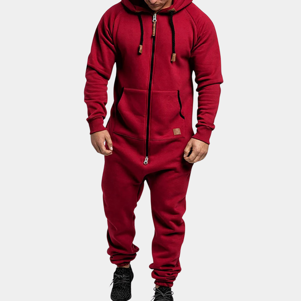 Warme winter jumpsuit voor heren