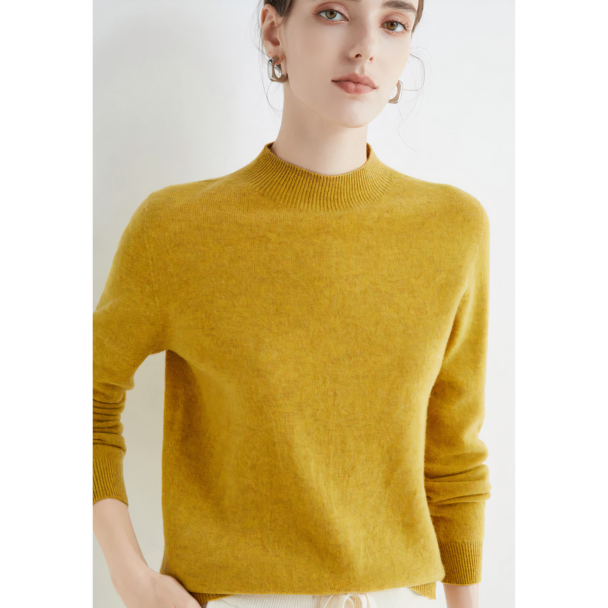Gebreide kasjmier trui voor dames — afbeelding 8
