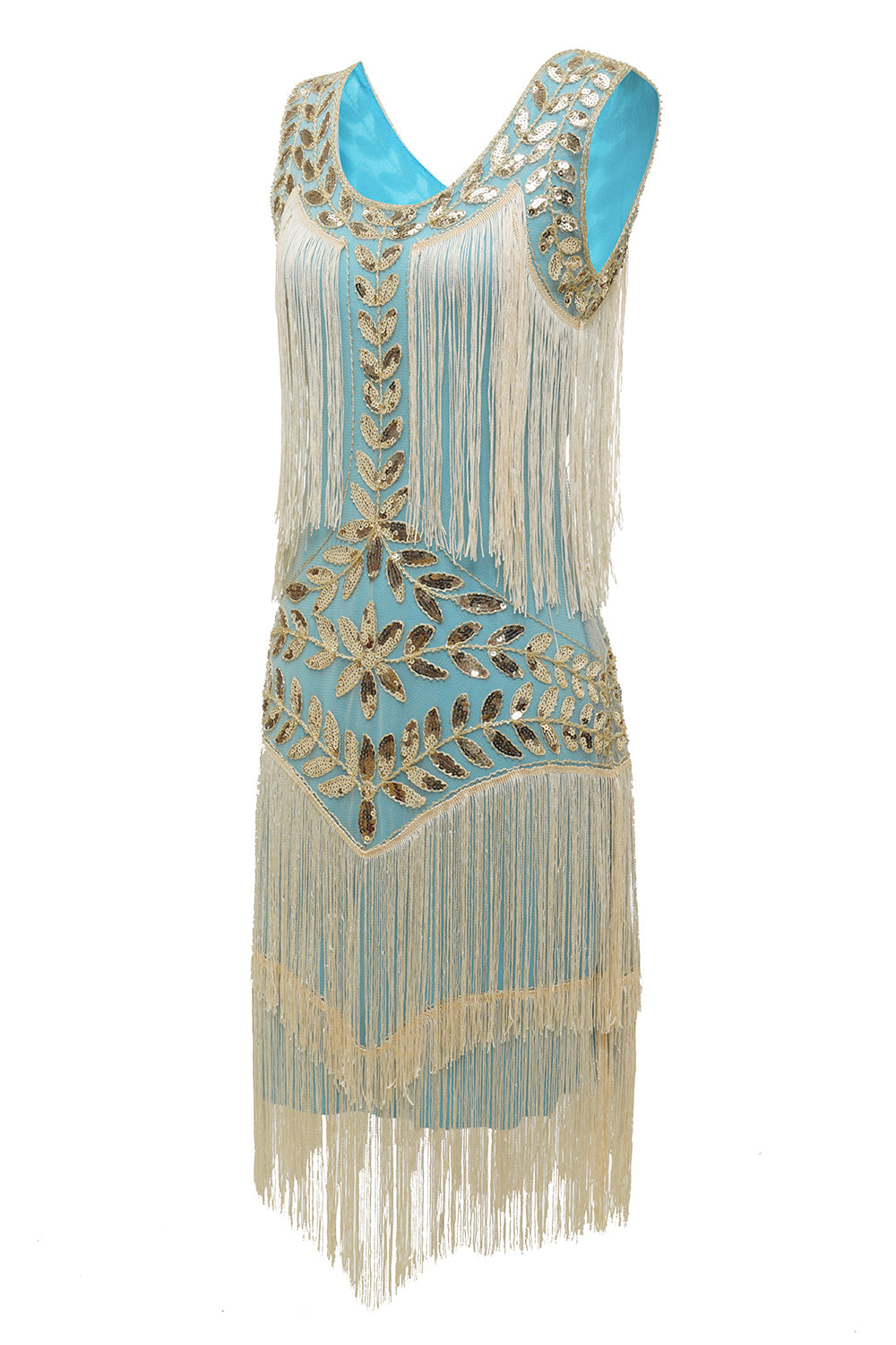 Glamoureuze charlestonjurk uit de jaren '20